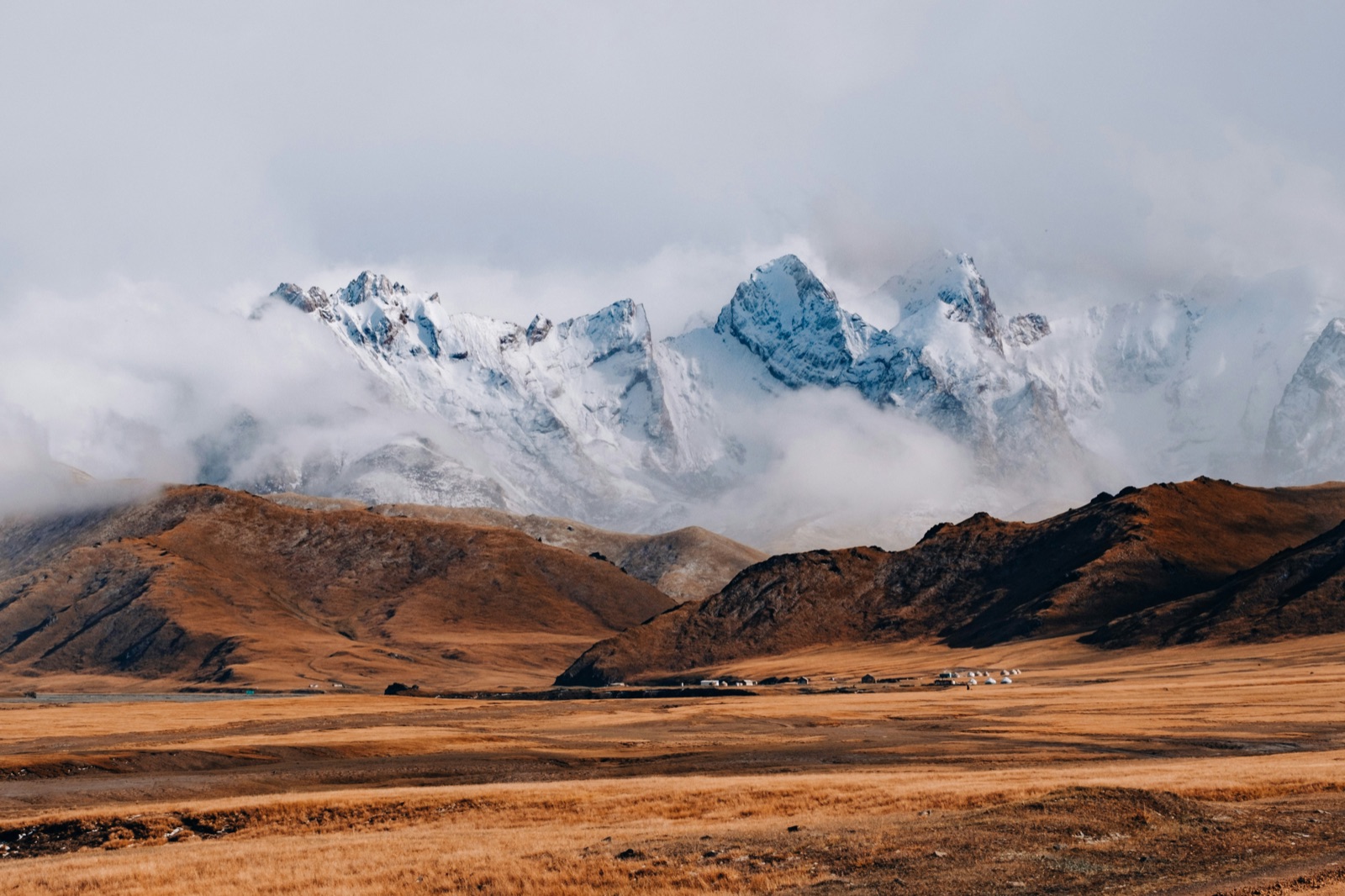 Tian Shan mountains in Kyrgyzstan